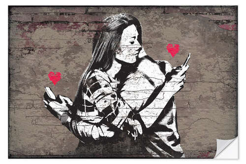 Vinilo para la pared Banksy - Modern Love