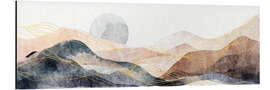 Tableau en aluminium Abstract Boho Mountains