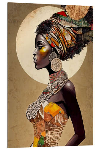 Cuadro de plexi-alu Slender African Beauty