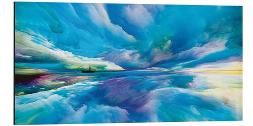 Tableau en aluminium Abstract Marine Landscape