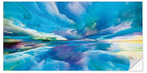 Wall sticker Abstract Marine Landscape