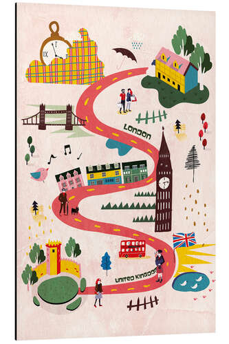 Cuadro de aluminio London Roadtrip