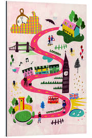 Magnettafel London Roadtrip