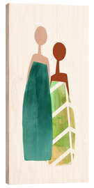 Holzbild African Fasion III - Pineapple Licensing