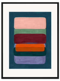 Gerahmter Kunstdruck Layered Cake