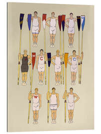 Gallery print Vintage Rower Athlete