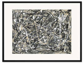 Gerahmter Kunstdruck Pollock Homage I