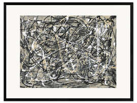 Framed art print Pollock Homage I