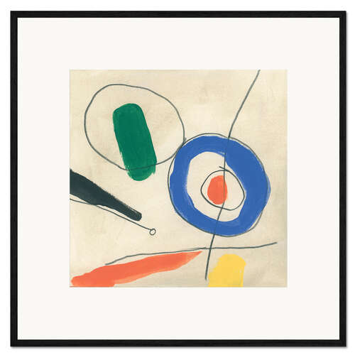 Framed art print Dreaming Miró II