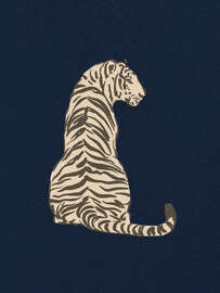 Magnettafel Jungel Tiger