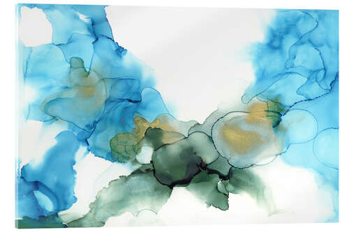 Quadro em acrílico Aqua Bloom I