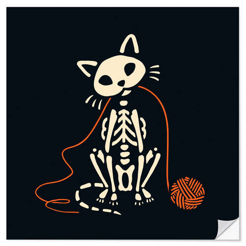 Wandsticker Skelepet VII