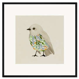 Framed art print Watercolour Little Bird - Grace Popp