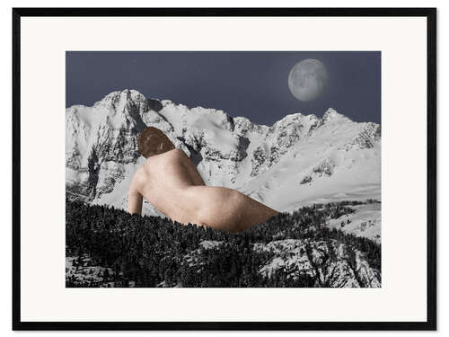 Framed art print Mountain Maiden