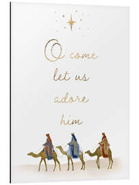 Magnettafel O Come Let Us Adore Him