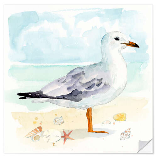 Vinilo para la pared Sandy the Seagull