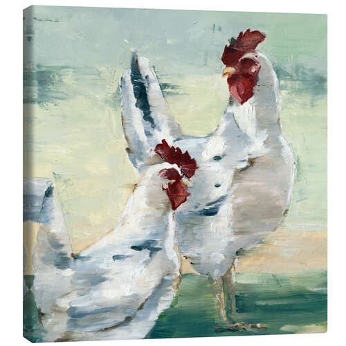 Canvas print Chicken Run I