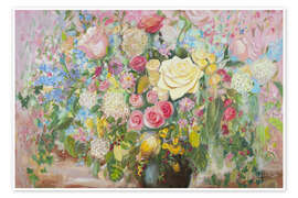 Kunstwerk  Happy Bouquet - Sandra Iafrate