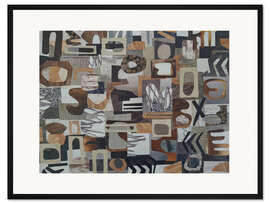 Gerahmter Kunstdruck Safari Camp Serengeti II