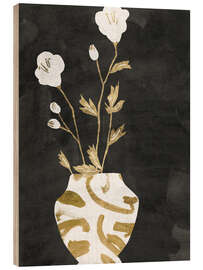 Puutaulu Golden Vase I