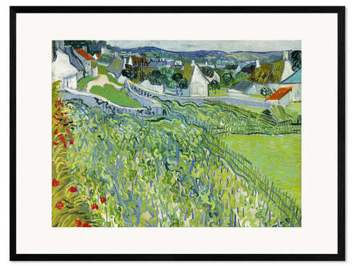Kunsttryk i ramme Vineyards at Auvers
