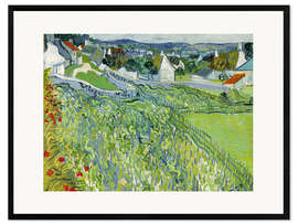 Kunsttryk i ramme Vineyards at Auvers