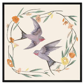 Gerahmter Kunstdruck Fly to You I