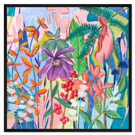 Gerahmter Kunstdruck Tropical Fest I