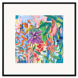 Framed art print Tropical Fest I