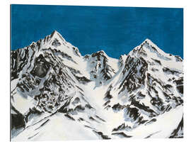 Tableau en plexi-alu Pristine Peaks I