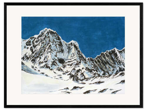 Impression artistique encadrée Pristine Peaks II