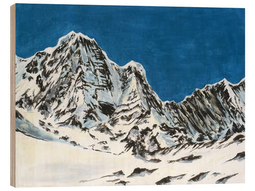 Stampa su legno Pristine Peaks II