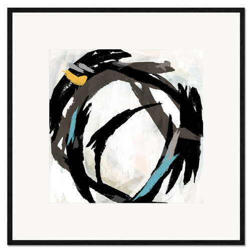Kunsttryk i ramme Radiant Round I