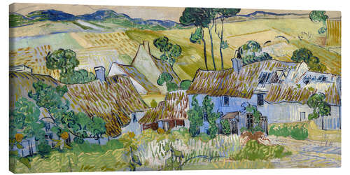 Canvas print Farms near Auvers