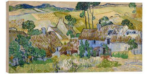 Tableau en bois Farms near Auvers