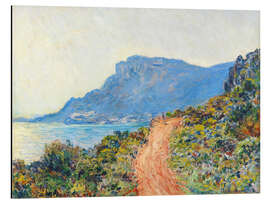 Aluminium print La Corniche near Monaco