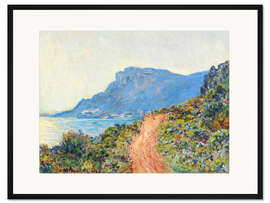 Gerahmter Kunstdruck La Corniche bei Monaco