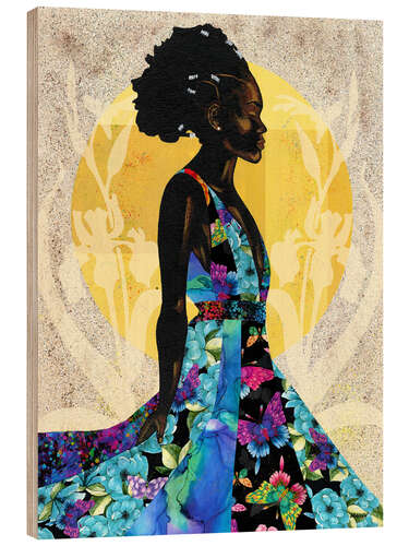 Tableau en bois Her Flow