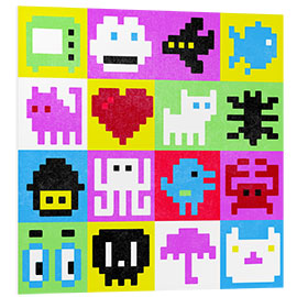 Foam board print Pixel Match II