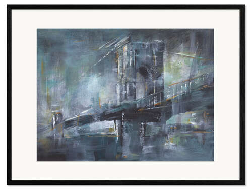 Framed art print Illuminated Crossing I