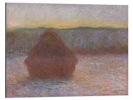 Tableau en aluminium Haystacks I