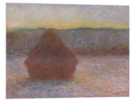 Foam board print Haystacks I