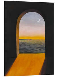 Magnettafel Blick auf die Goldene Stunde