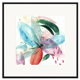 Ingelijste kunstdruk Frosted Garden