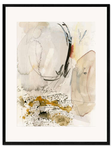 Gerahmter Kunstdruck Sands & Sediments I