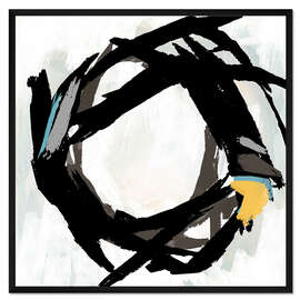 Gerahmter Kunstdruck Radiant Round II