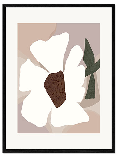 Gerahmter Kunstdruck Contempo Bloom II