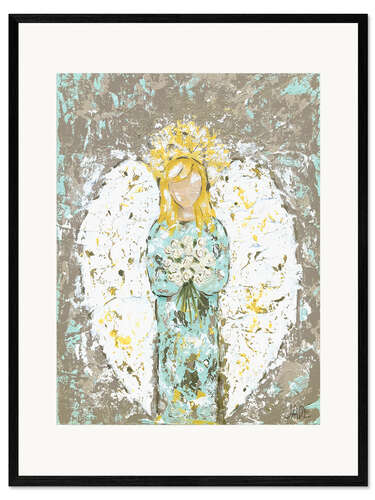 Impresión de arte enmarcada Blessed Angel II