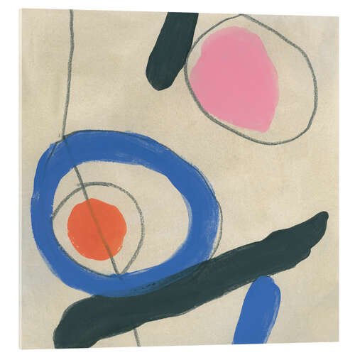 Acrylic print Dreaming Miró I