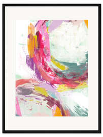 Gerahmter Kunstdruck Radiant Festival I